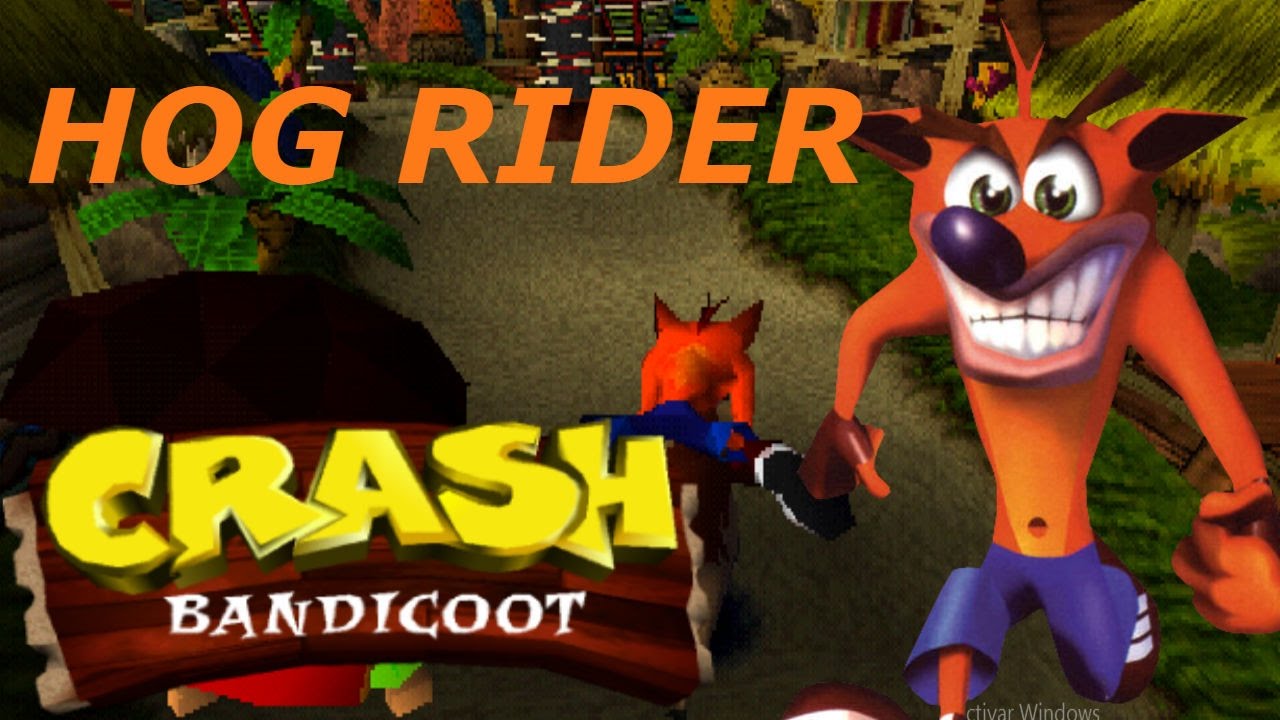 Crash Bandicoot 1 100 Hog Wild YouTube