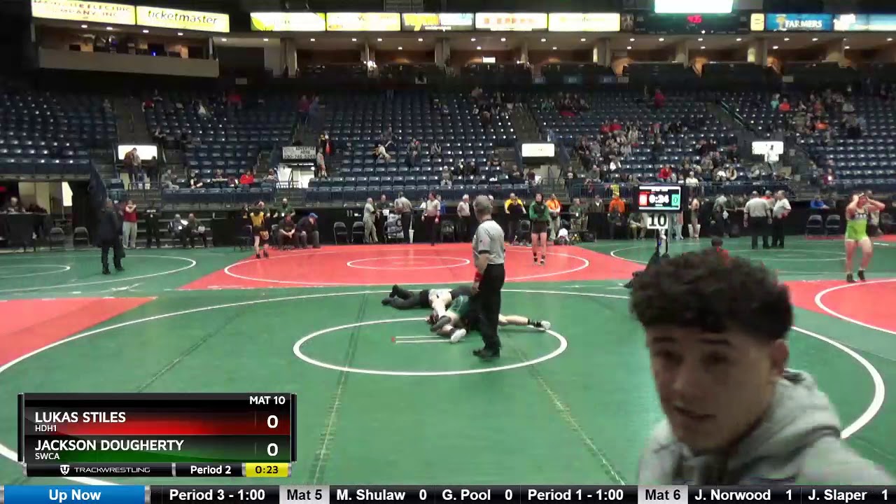Jackson Dougherty Swca vs Lukas Stiles Hdh1 2019 OAC Junior High State 176lbs 5th
