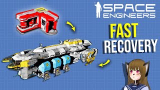 Easy Upgrade to Respawn Room in Big Survival Ships, Space Engineers