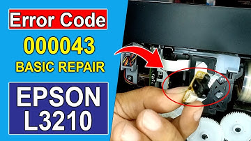 Epson L3210 error code 000043 | BASIC REPAIR | DIY REPAIR