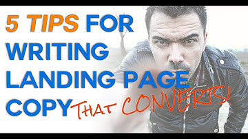 How To Write Landing Page Copy That Converts