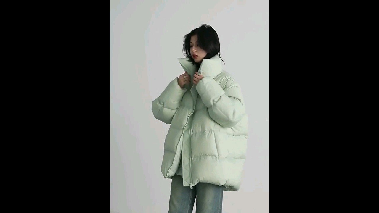 Женский однотонный лёгкий пуховик 🤩