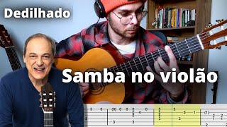 Regra três + Tablatura | fingerstyle | aula violão fácil | Toquinho