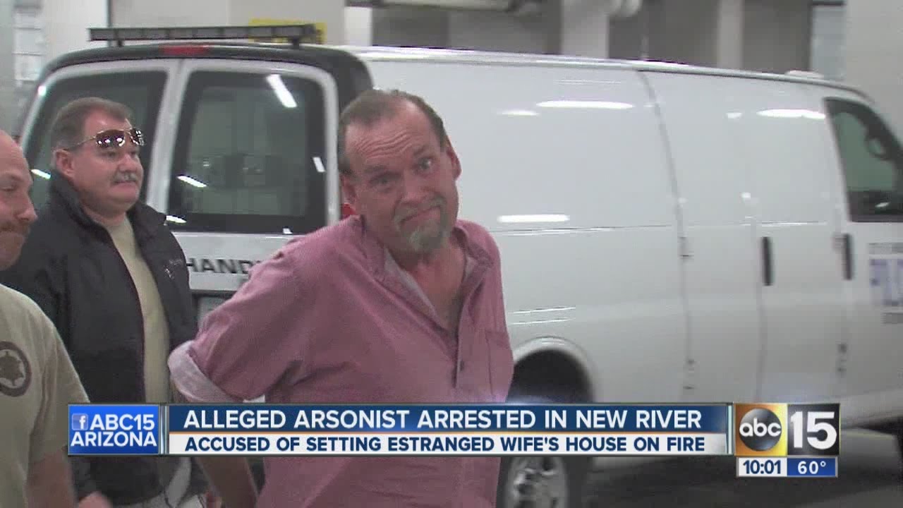 Husband sets wife's home on fire - YouTube