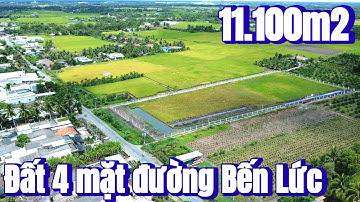 Bán đất 4 mặt tiền đường An Thạnh - Bến Lức, đất đẹp giá rẻ