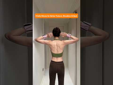 4 Daily Moves to Open Your Shoulders, Strengthen Your Back and Improve Your Posture