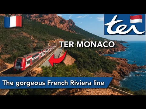 The most STUNNING line of the French Riviera, Saint-Raphaël to Nice with SNCF