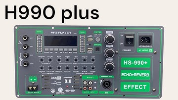 H990+ Echo Reverb-luidsprekercircuit || Een Nhien-luidspreker