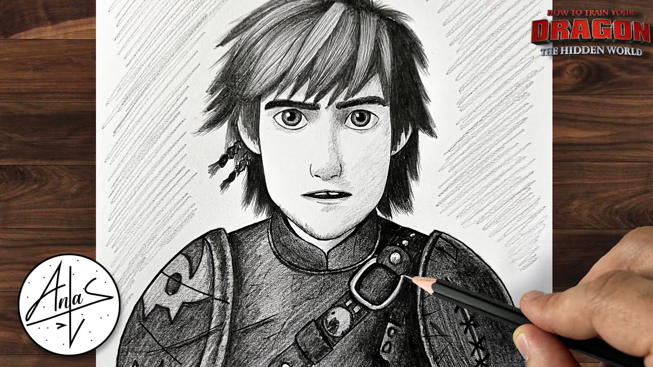 How To Draw HICCUP | How To Train Your Dragon Drawing Tutorial