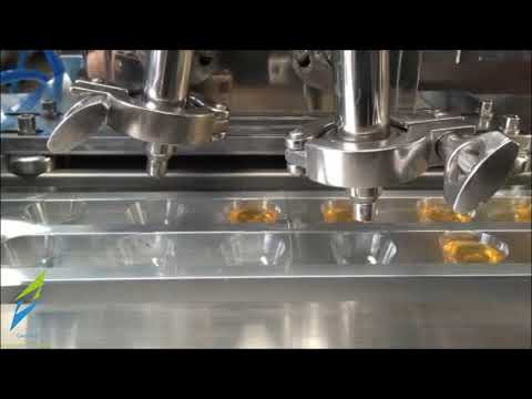 თაფლისა და ჯემების ჩამოსასხმელი დანადგარი • Honey and Jams Filling and Sealing Machine