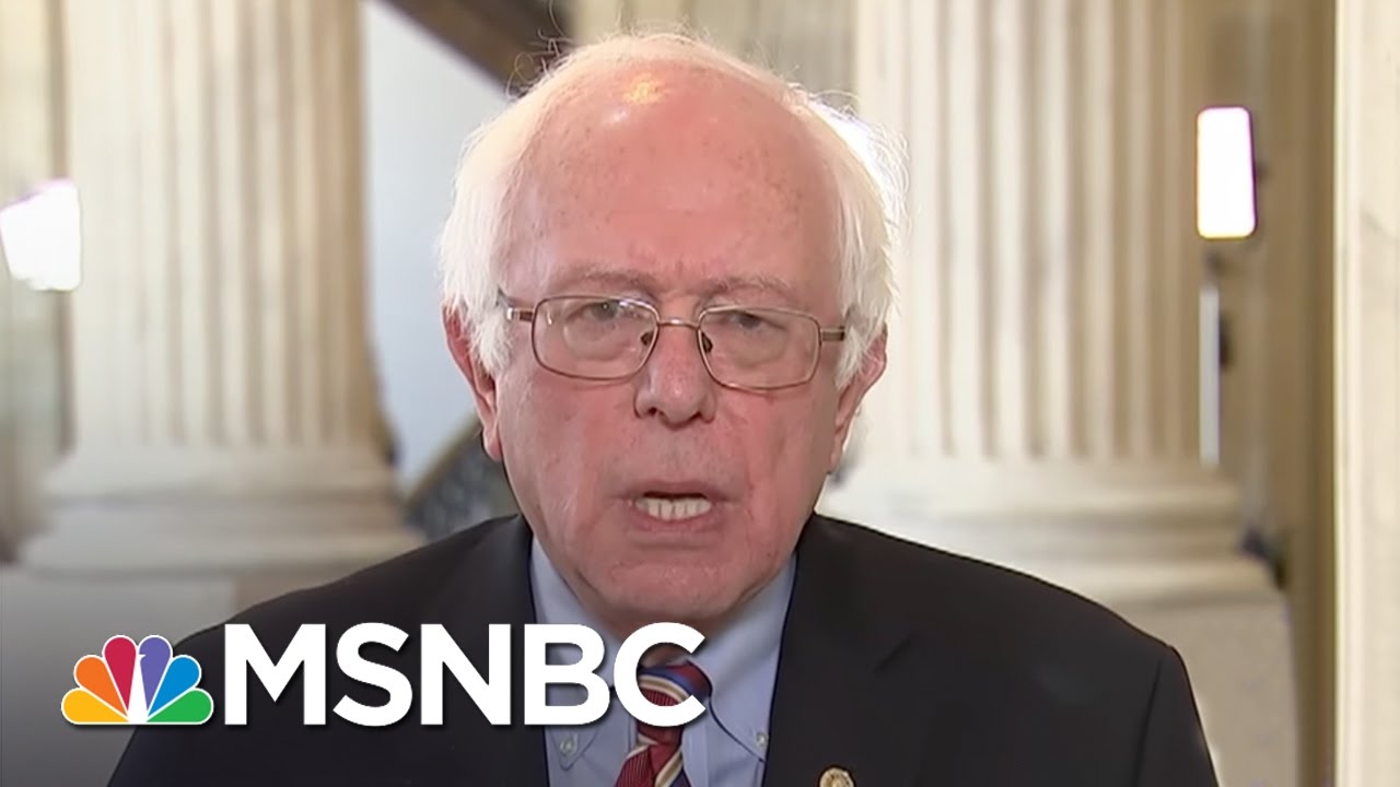 Bernie Sanders Voting Against Neil Gorsuch Nomination | Andrea Mitchell ...