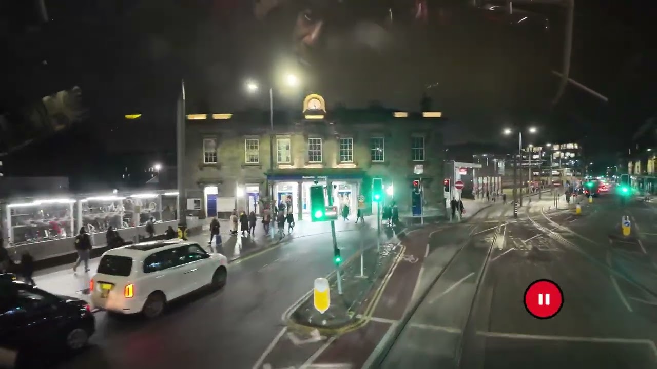 Edinburgh Bus Ride Route 100 From Haymarket To Edinburgh Airport