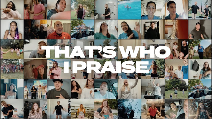 Brandon Lake - That's Who I Praise (Lyric Video)