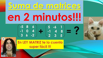 SUMA DE MATRICES en sólo 2 minutos