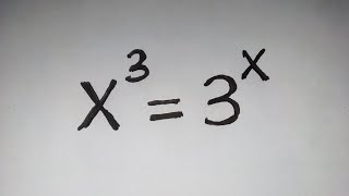 Solving fascinating exponential equation