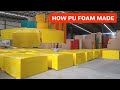 How Foam Made In a Factory? Continuous Foam Plant! PU Foam,HR Foam,Memory Foam &amp; Latex कैसे बनता है?