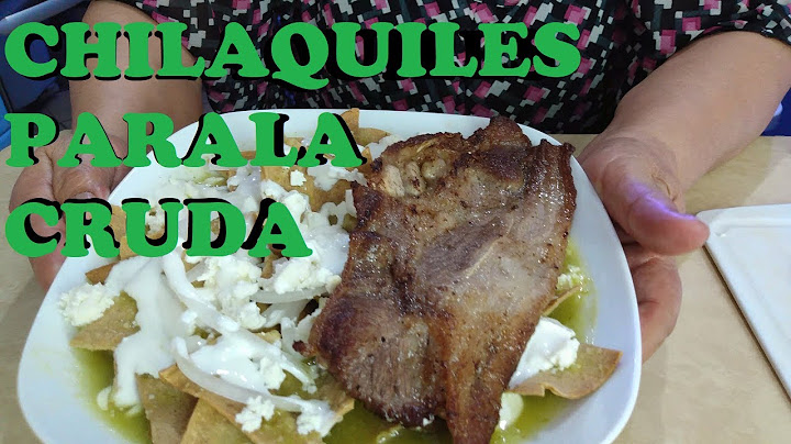 Los mejores CHILAQUILES VERDES CON COSTILLA  para un curar una buena cruda con la receta tradicional