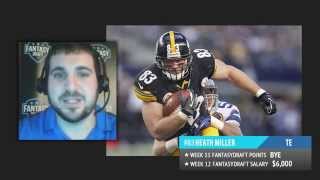 Weekly Rundown Week 12 - WRs, TEs, & Def