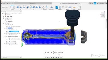 CAM Simulation of Connecting Rod on Autodesk Fusion 360.