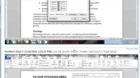 Windows 7 Problem Steps Recorder