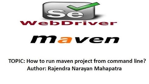 How to run maven project from command line?