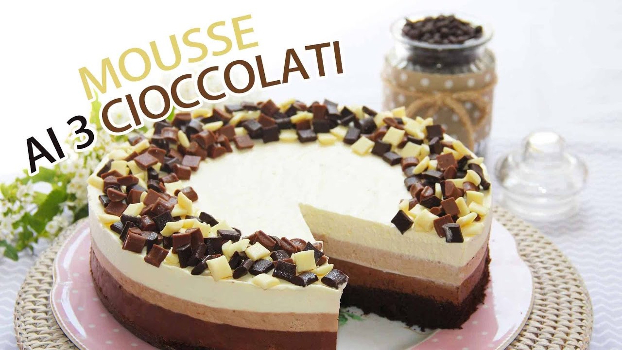 Mousse Ai 3 Cioccolati Easy Chocolate Mousse Le Ricette Di Delizieepasticci Youtube