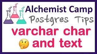 Representing strings in Postgres