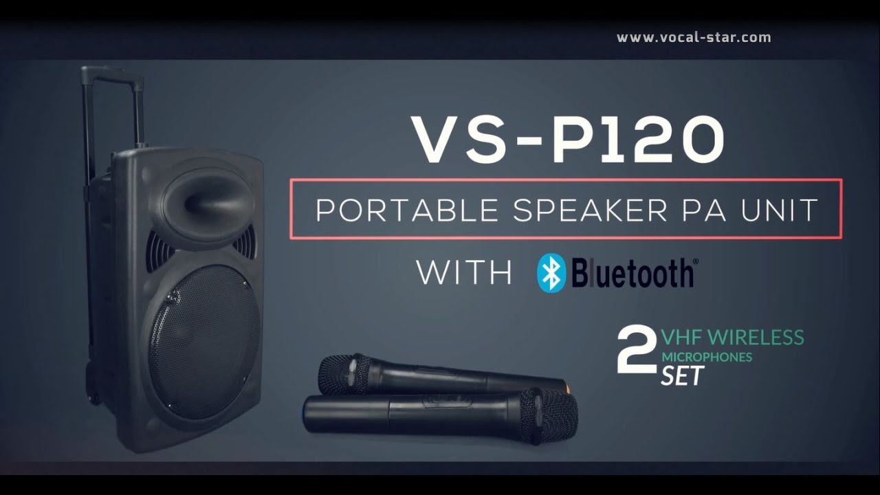 portable speaker & mic set