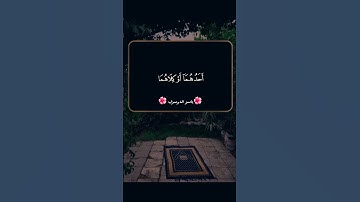 #قران_كريم #yasseraldossary #القرآن_الكريم #تلاوة_خاشعة #اكسبلور #قرآن