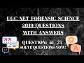UGC NET Forensic science previous year questions 2019 with answers | Questions 51-75