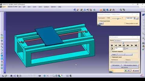 Tutorial 4- CATIA DMU Kinematics - Screw Joint