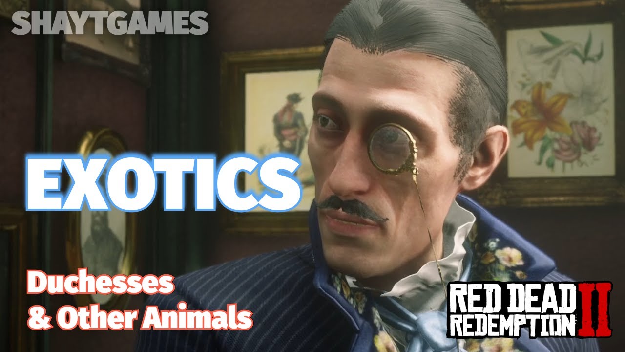 RDR 2 Exotics - Duchesses and Other Animals - YouTube