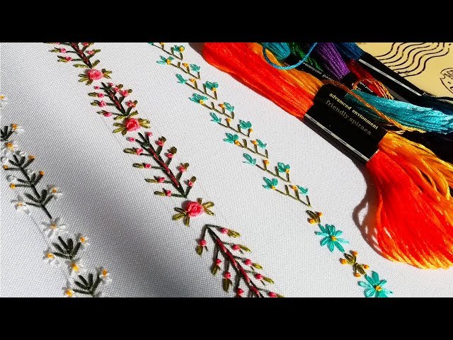 Hand Embroidery |Decorative stitches| Декоративные швы