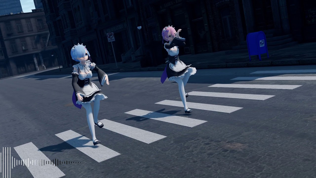 【MMDリゼロ】レム＆ラムでBad Apple!!【Ray-MMD】