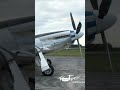 P-51 Mustang Rolls-Royce Merlin Engine Start - FLAMES OUT!! #shorts