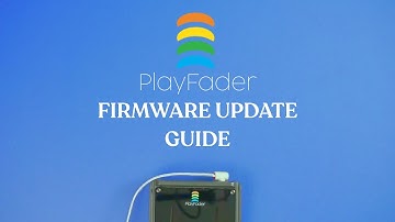 PlayFader Firmware Update Process