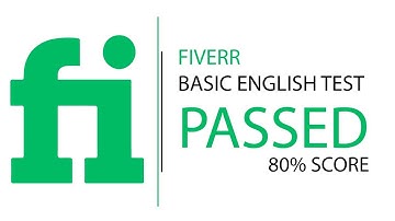 How to pass Fiverr Basic English Test | 80% score | 2020