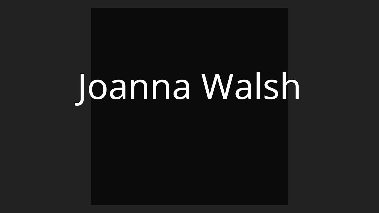 Joanna Walsh