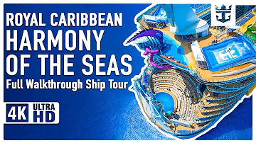Harmony of the Seas | Full Walkthrough Ship Tour | New Ultimate 4k Tour | Royal Caribbean Cruises
