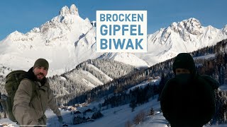 WINTER BIWAK im Schnee / -11°C auf 1142 hM / eckerlochstieg - Brocken