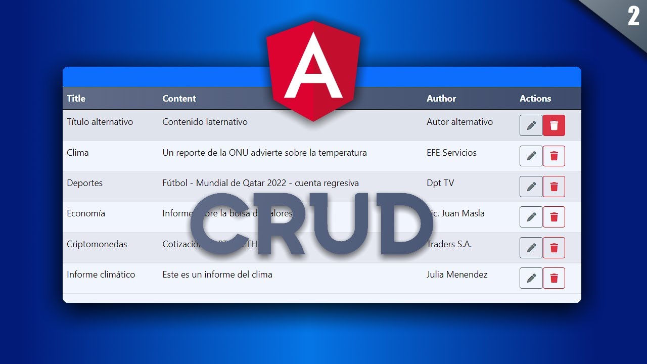 2/5 - CRUD Angular y Firebase - Frontend - YouTube