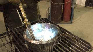 Oxyacetylene Torch Burning Underwater