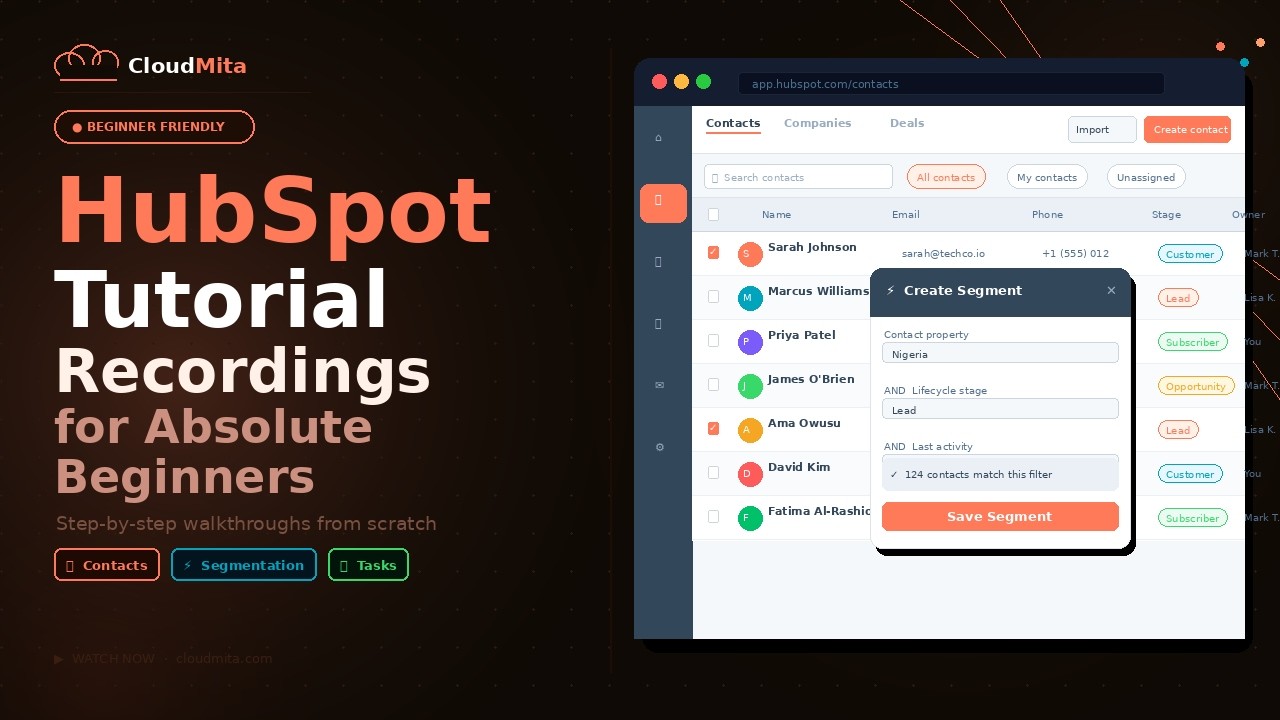 HubSpot tutorial for Absolute Beginners I - YouTube