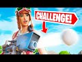 The Snowball Launcher Challenge in Fortnite... (Solo)