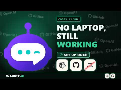 Half-closed laptop while Codex Cloud environments keep running