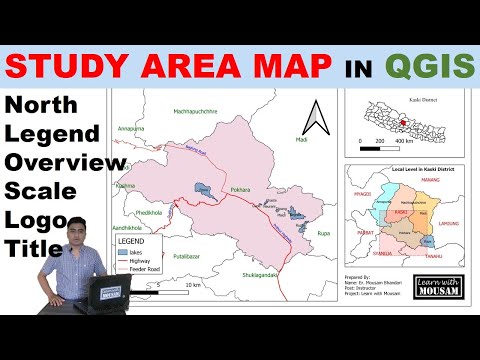 Study Area Map in QGIS