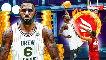 DREW LEAGUE LEBRON JAMES BUILD is UNSTOPPABLE in NBA 2K22! CATFISH "MULTI POSITION DEFENDER"