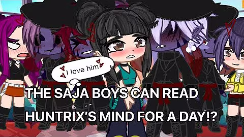 The Saja boys can read Huntrix’s mind for a day!? | Kpop demon hunters | Gacha club