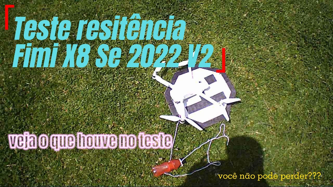 Drone Fimi X8 Se 2022 V2 - Veja o que aconteceu??? Teste de carga sobre o lago do Parque Verde 🙄