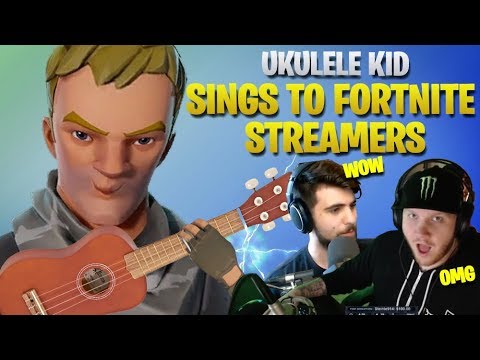 Cutest Kid On Fortnite Sings To Top Fortnite Streamers - Part 2 (Fortnite Battle Royale)